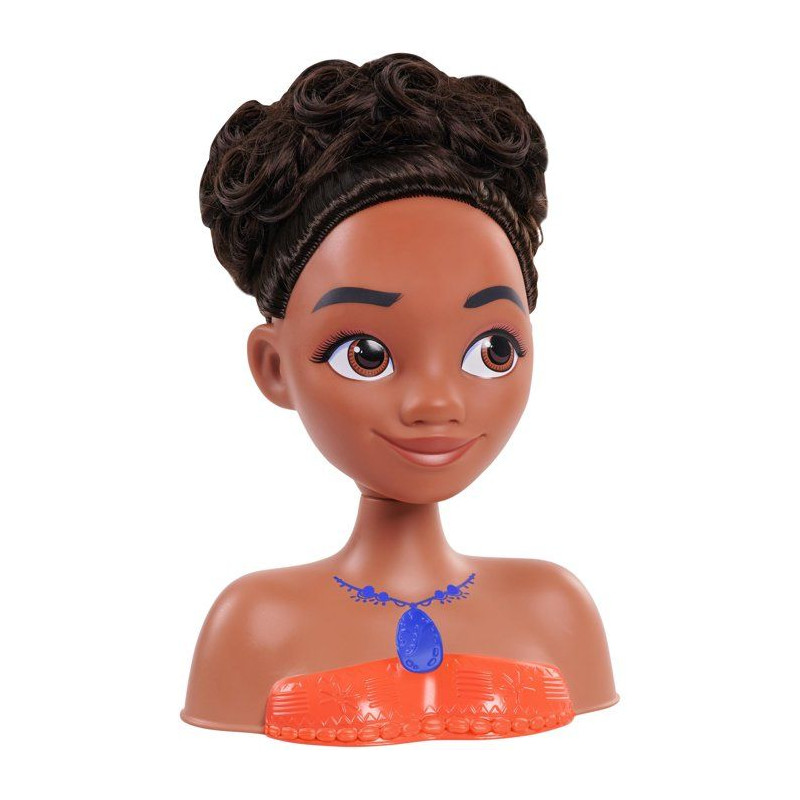 Tête à coiffer - DISNEY Princess - Vaiana - 6 accessoires - Dès 3 a