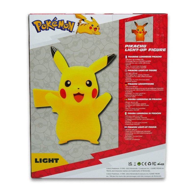 Lampe LED - TEKNOFUN - Pikachu Happy Pokémon 25 cm