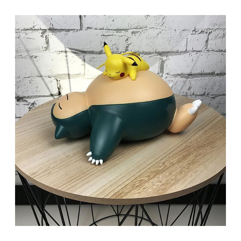 Lampe LED décorative Pokémon - TEKNOFUN - Snorlax & Pikachu - 25 cm