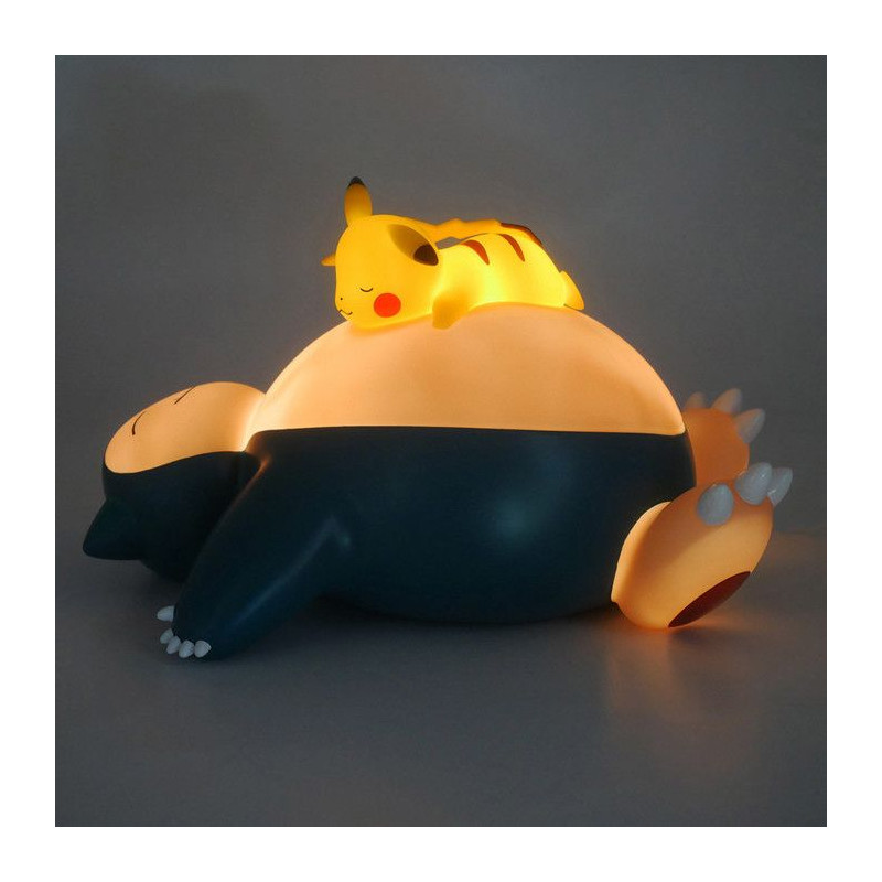 Lampe LED décorative Pokémon - TEKNOFUN - Snorlax & Pikachu - 25 cm