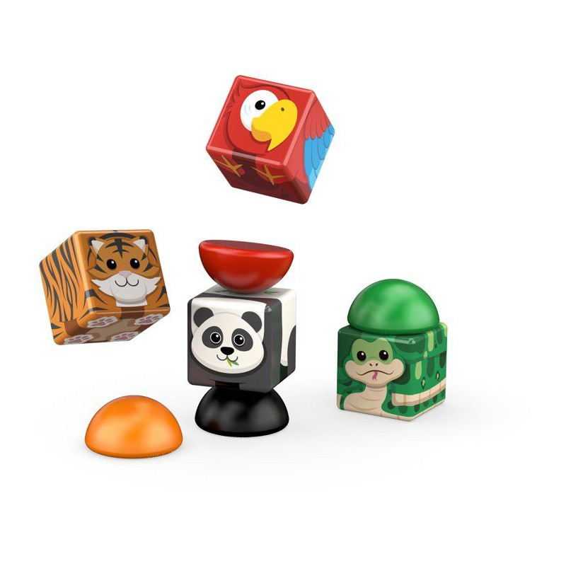 GEOMAG Magicube Blocks Stacking Jungle - Blocs magnétiques - plastiqu