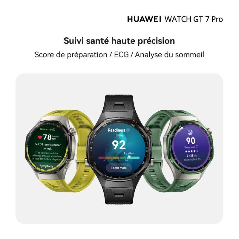 Montre connectée - Huawei - Watch GT 7 Pro - 46mm - Jaune