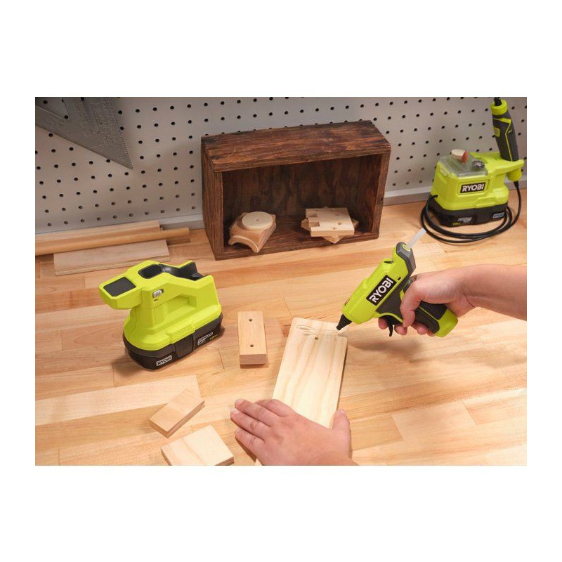 Pistolet a colle 18V ONE+ RYOBI - RGLM18-0 - Chauffe en 3 min - Diam.