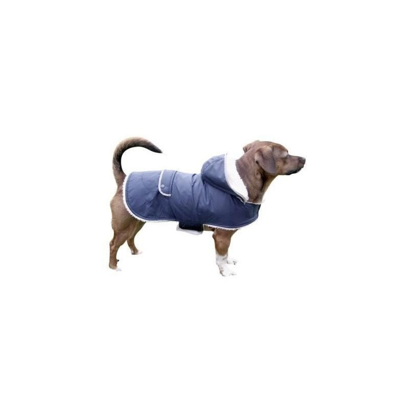 Warm dog coat - KERBL - TEDDY - 41 cm - Blue