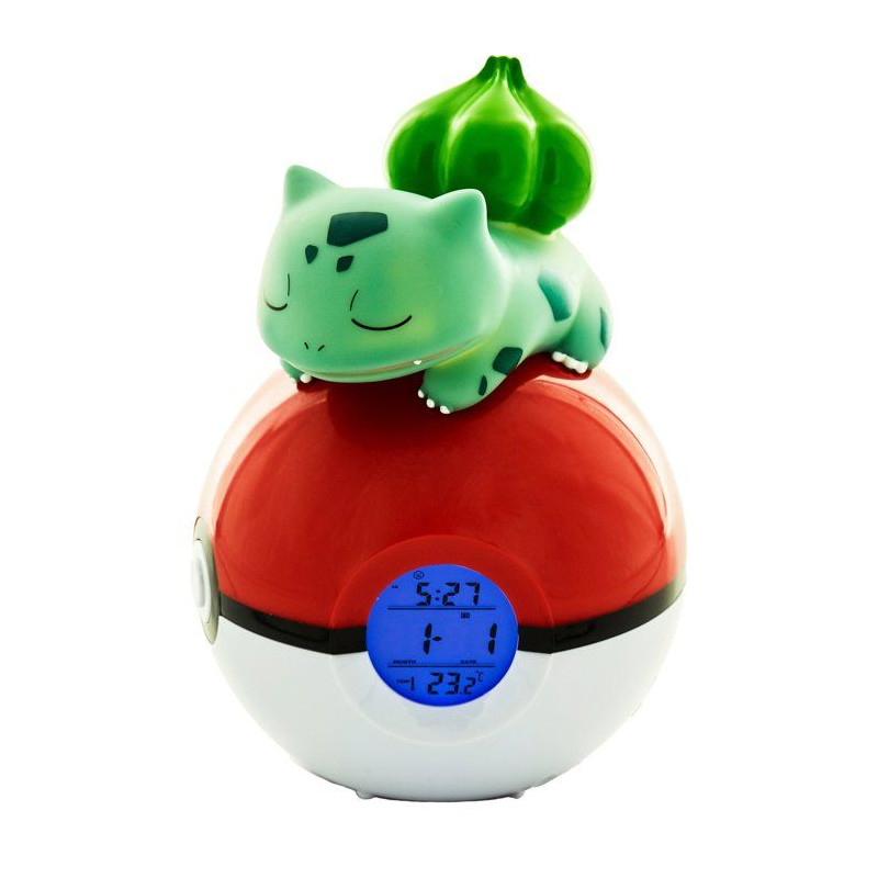 Radio-réveil lumineux enfant Pokémon - TEKNOFUN - Bulbasaur - Licenc