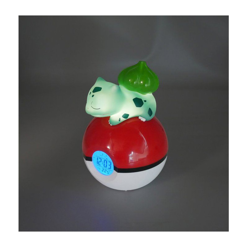 Radio-réveil lumineux enfant Pokémon - TEKNOFUN - Bulbasaur - Licenc