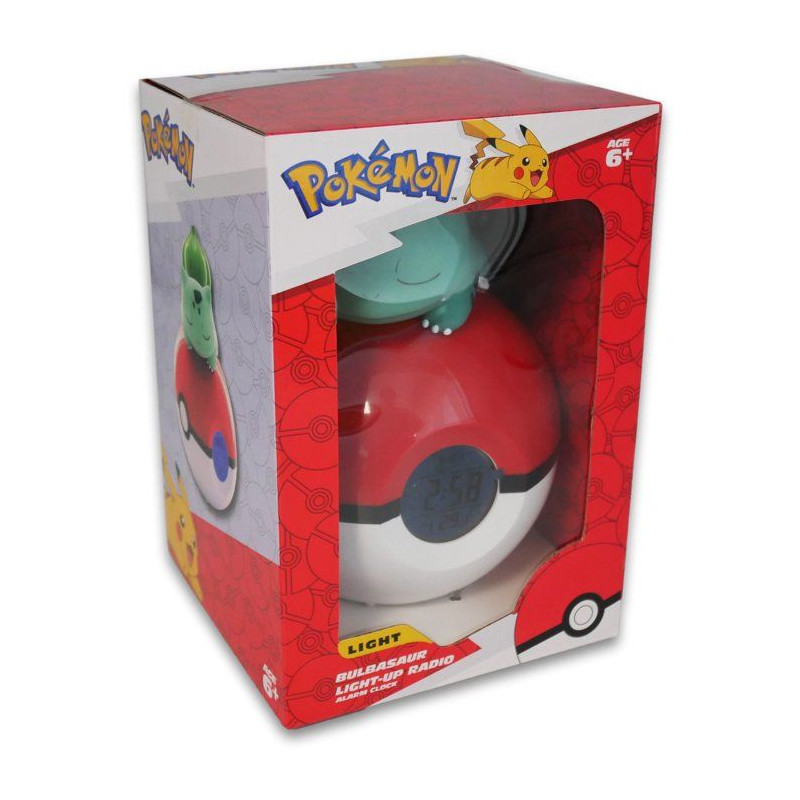 Radio-réveil lumineux enfant Pokémon - TEKNOFUN - Bulbasaur - Licenc