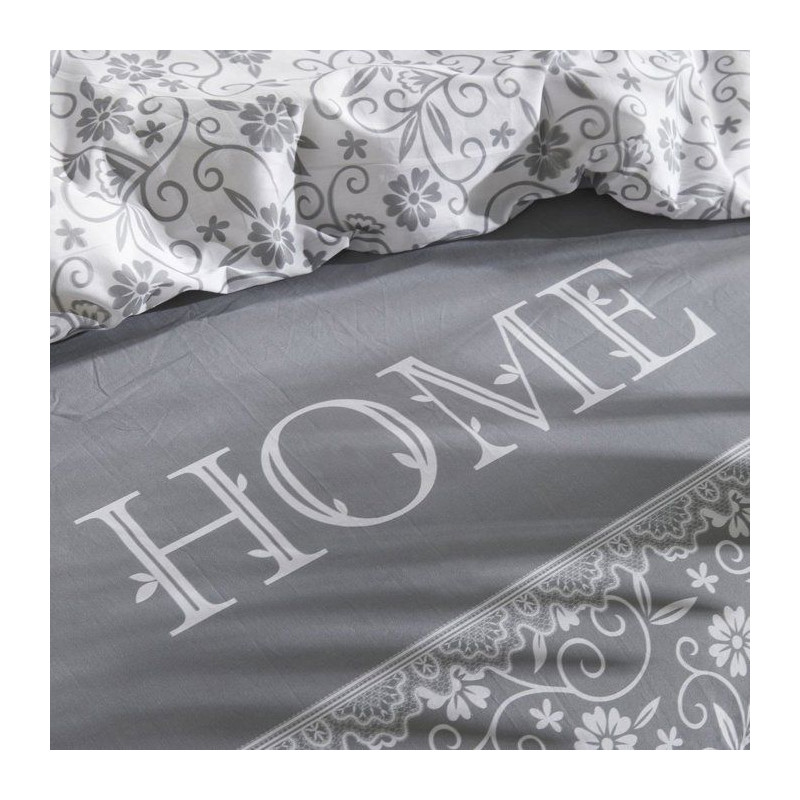 Parure de lit 2 personnes - TODAY - Charme - Imprimé floral - 100% co