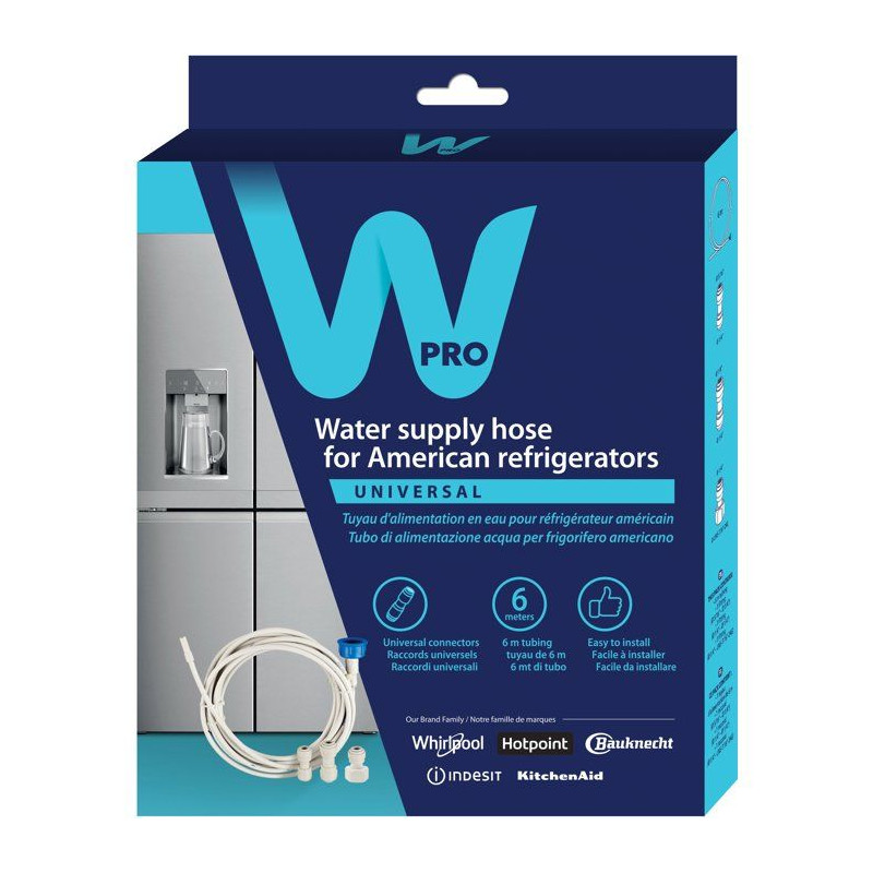 Kit alimentation eau réfrigérateur - WPRO - UKT002 - Universel - Ins