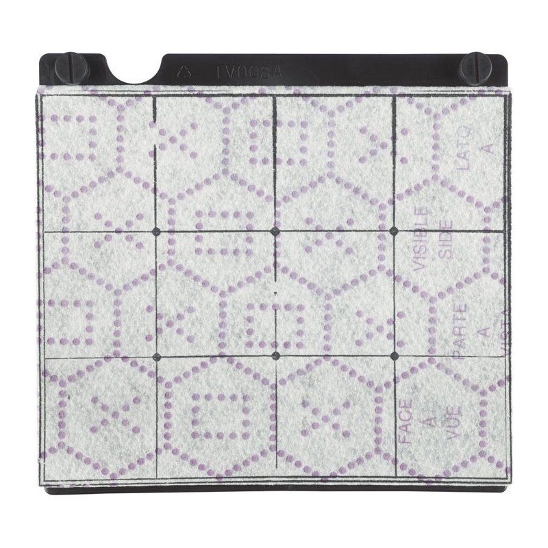 Filtre charbon hotte - WPRO - CHF15/1 - Anti-odeurs - Haute performanc