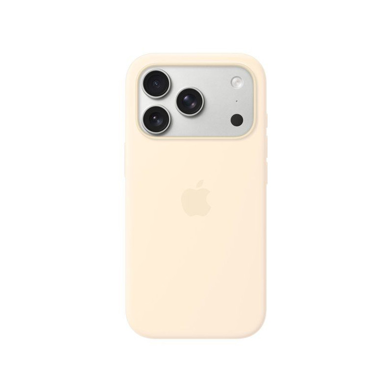 APPLE iPhone 17 Pro - Coque en silicone avec MagSafe - Vanille