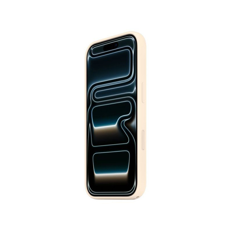 APPLE iPhone 17 Pro - Coque en silicone avec MagSafe - Vanille