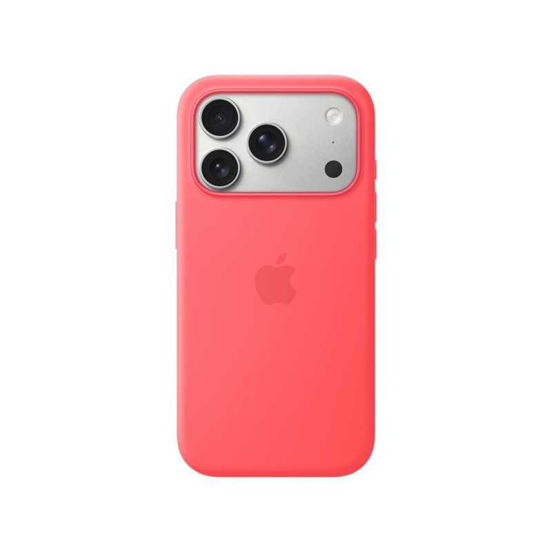 APPLE iPhone 17 Pro - Coque en silicone avec MagSafe - Goyave éclatan