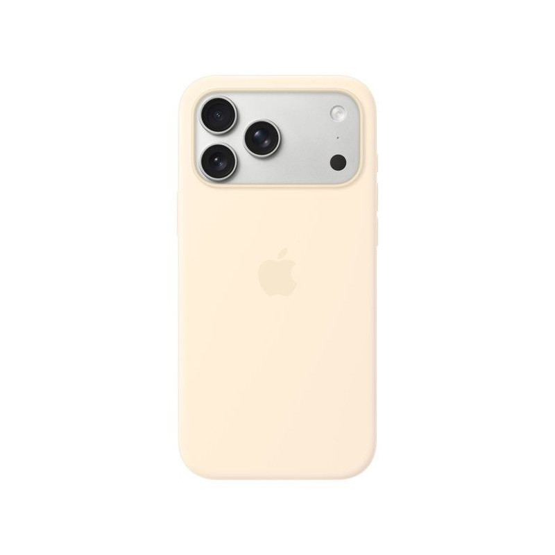 APPLE iPhone 17 Pro Max - Coque en silicone avec MagSafe - Vanille