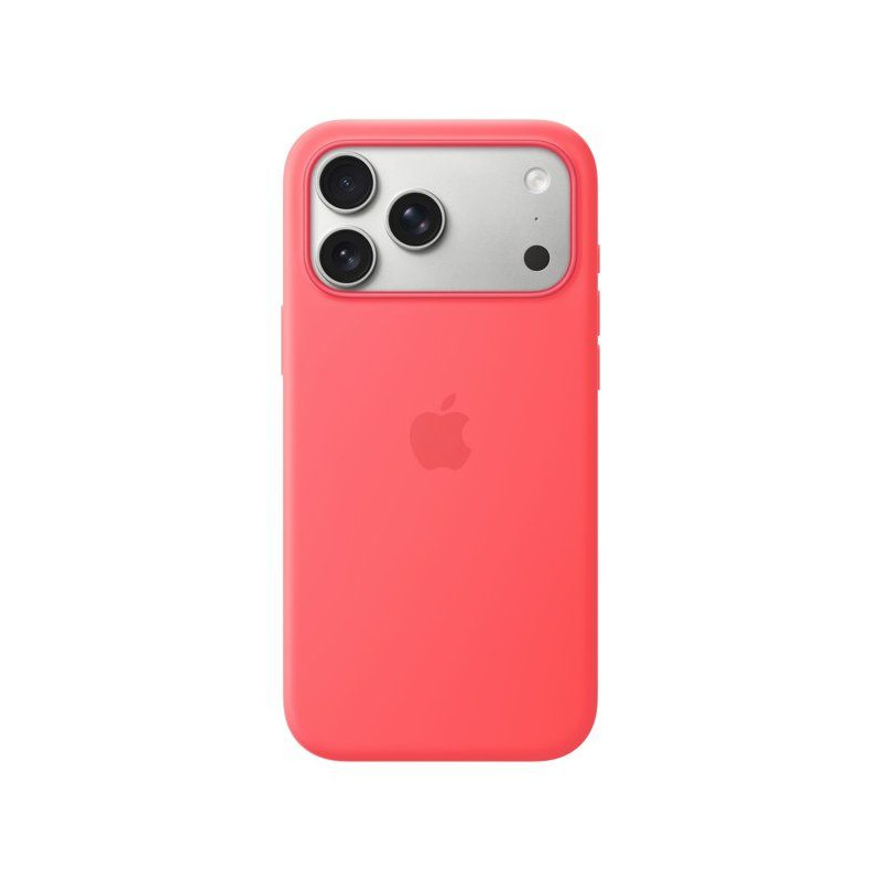 APPLE iPhone 17 Pro Max - Coque en silicone avec MagSafe - Goyave écl