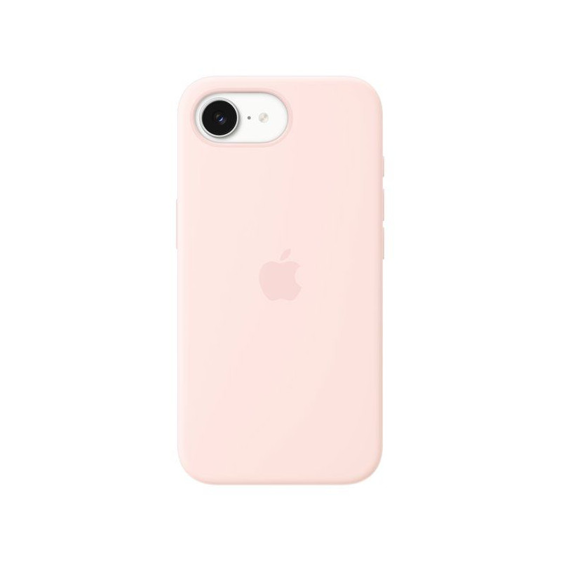 APPLE iPhone 17e - Coque en silicone avec MagSafe - Rose tendre