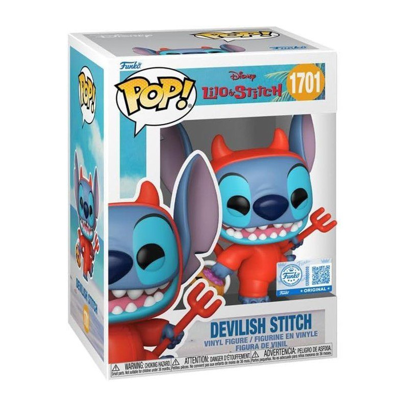 Figurine Funko Pop! - Disney - Stitch en Diable n°1701 Chase