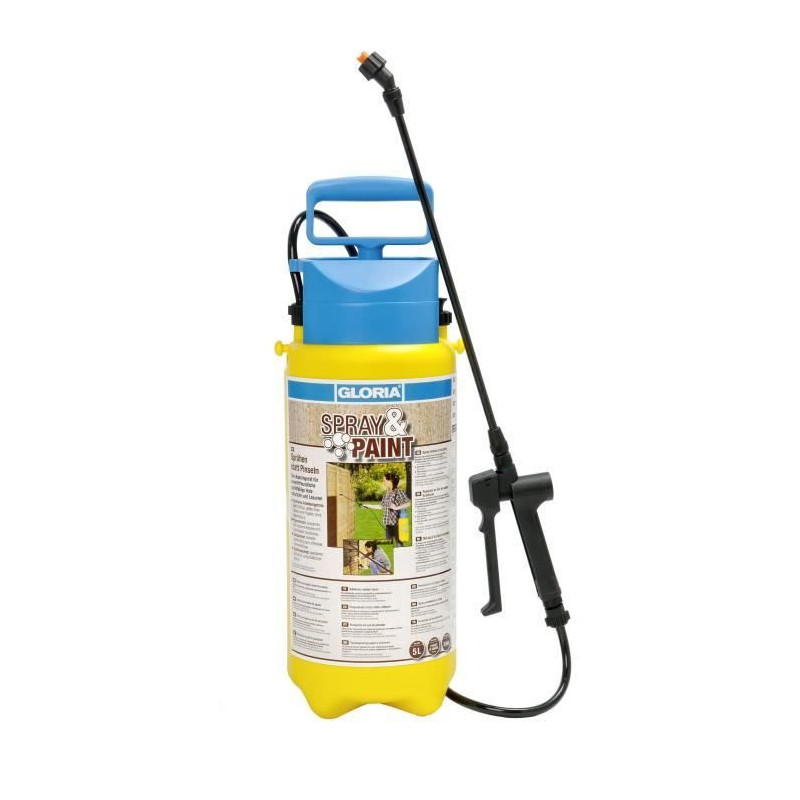 GLORIA Gloria Hand Sprayer - Spray & Paint Model 5 L - 3 bars - Valve