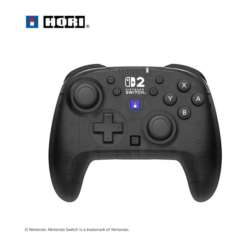 Manette - Nintendo Switch 2 - Horipad Turbo - Sans fil - Noir et trans