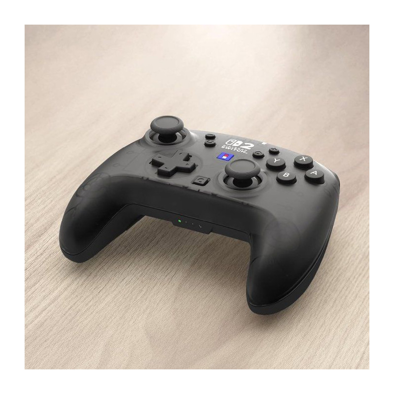 Manette - Nintendo Switch 2 - Horipad Turbo - Sans fil - Noir et trans