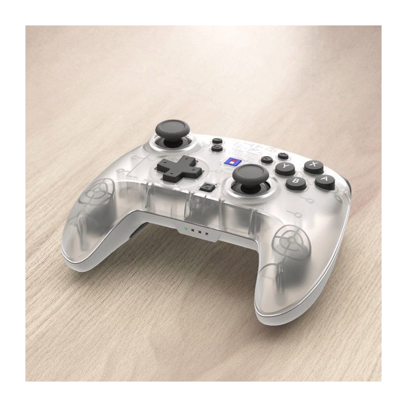 Manette - Nintendo Switch 2 - Horipad Turbo Frost - Sans fil - Blanc e