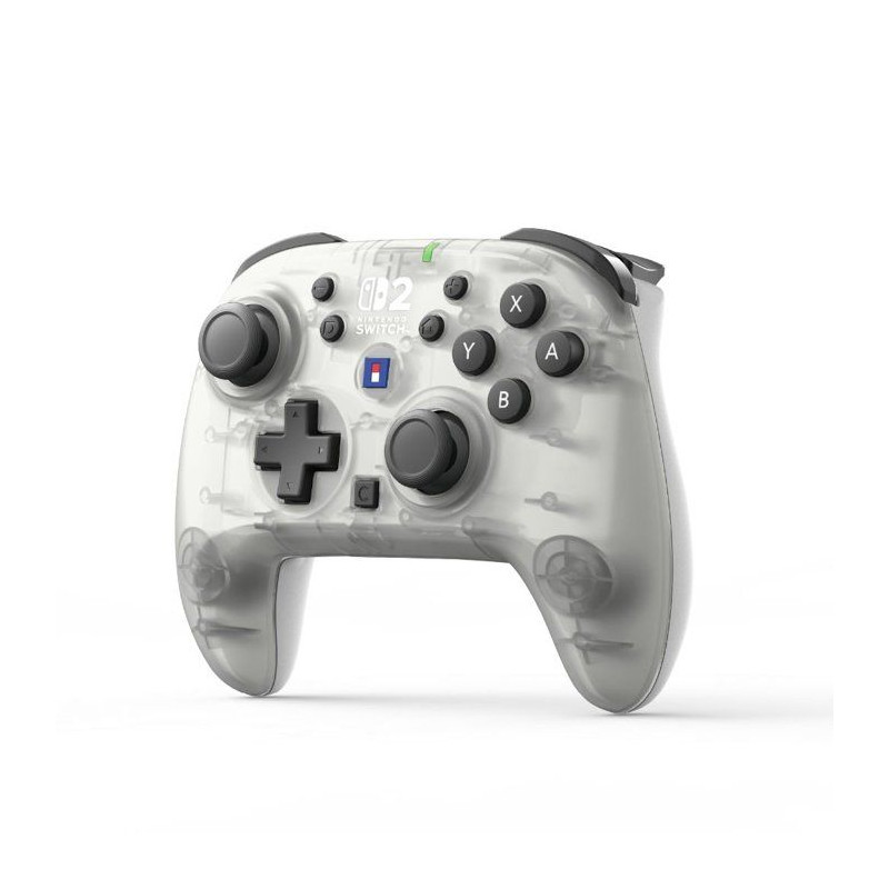 Manette - Nintendo Switch 2 - Horipad Turbo Frost - Sans fil - Blanc e