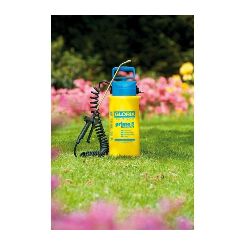 GLORIA - Prima 5 Comfort - 5L pressure sprayer with lance and brass no