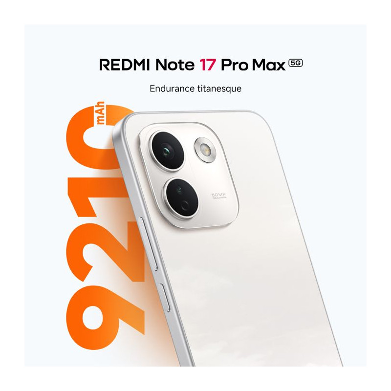 Smartphone - XIAOMI - Redmi Note 17 Pro Max 5G - 8Go RAM - 256Go - Ver