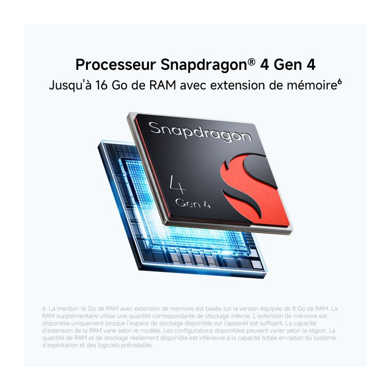 Smartphone - XIAOMI - Redmi Note 17 5G - 6Go RAM - 128Go - Noir
