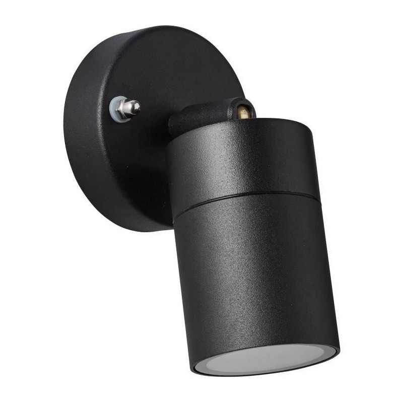 Applique extérieure - JANDY - noir - métal/verre - GU10 LED max 28W