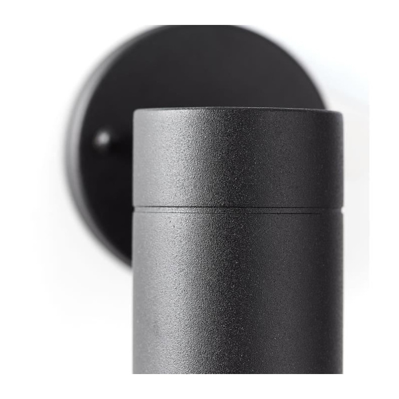 Applique extérieure - JANDY - noir - métal/verre - GU10 LED max 28W