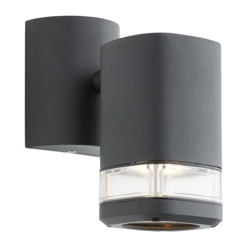 Applique extérieure - JANDY - noir - métal/verre - GU10 max 18W - IP