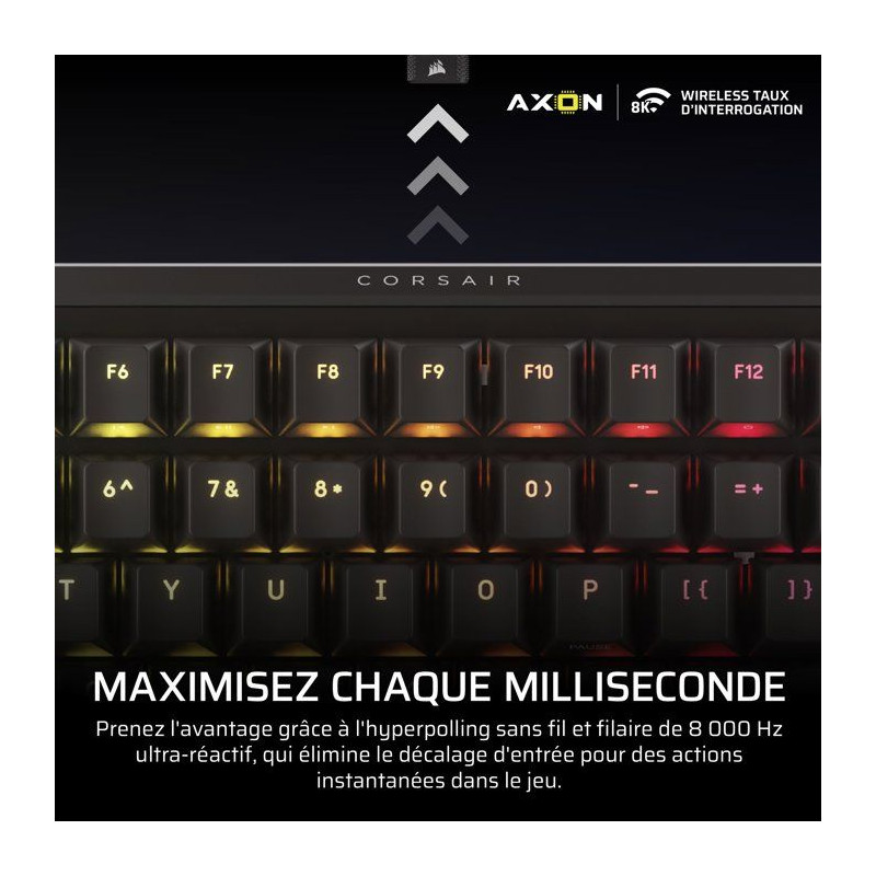 Clavier Gamer - Mécanique MLX Plasma - Corsair - VANGUARD 96 WIRELESS