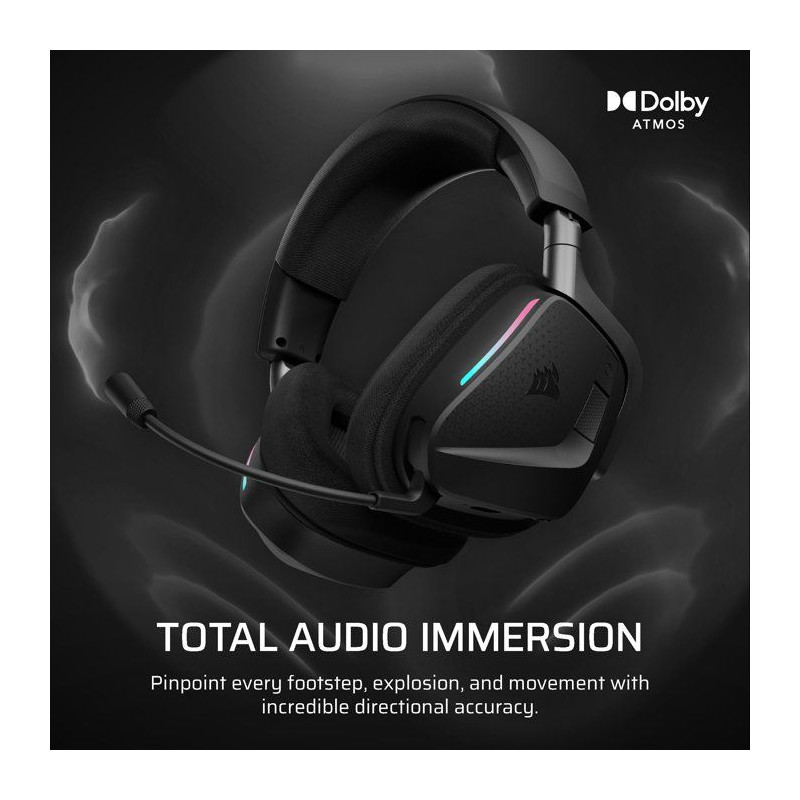 Casque Gaming - Corsair - VOID MAX WL v2 - Carbon Sans Fil