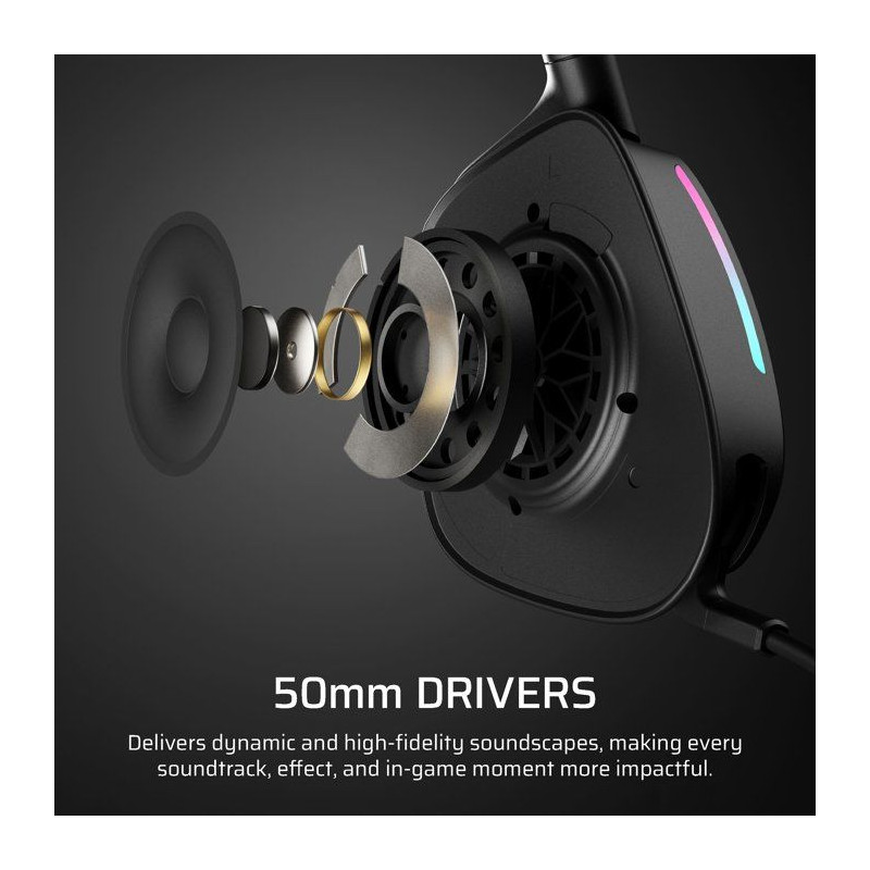 Casque Gaming - Corsair - VOID MAX WL v2 - Carbon Sans Fil