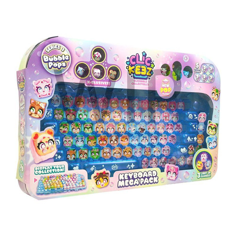Clickeez - GOLIATH - Keyboard Mega Pack série 3 - Des 6 ans
