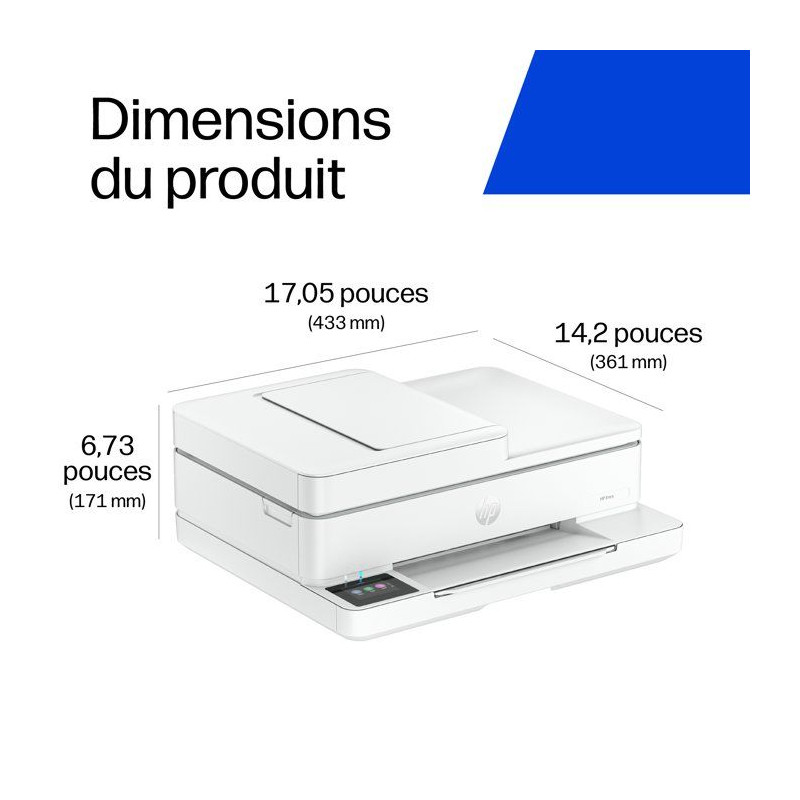 Imprimante tout-en-un HP Envy 6530 Jet d'encre couleur - Copie Scan -
