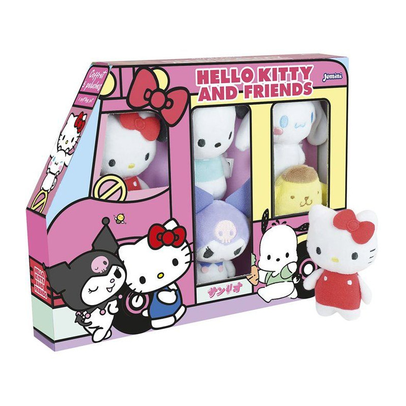 Coffret de peluches - Hello Kitty et ses amis - JEMINI - 5 personnages