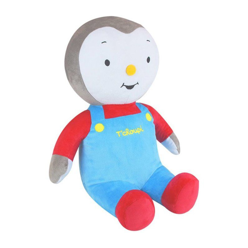 Peluche géante XXL - T'Choupi - JEMINI - 65 cm - Grande taille - Lava
