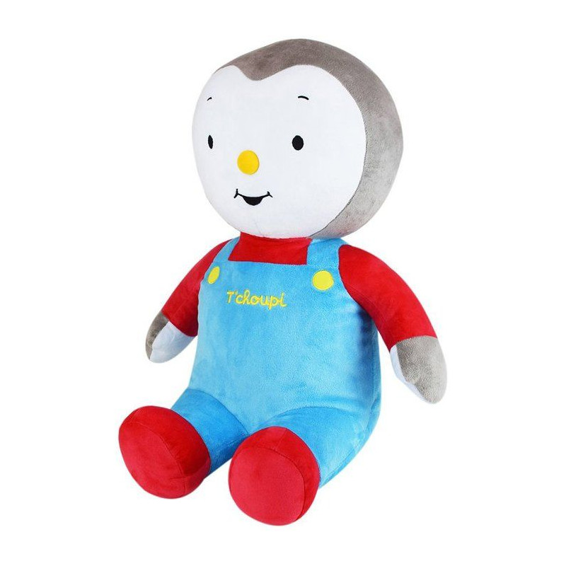 Peluche géante XXL - T'Choupi - JEMINI - 65 cm - Grande taille - Lava