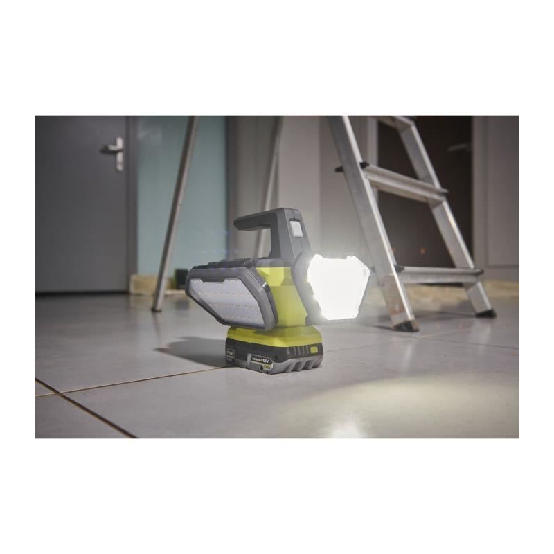 Spot LED 360° - RYOBI - 18V - 3 intensités : 3 500 / 2 000 / 1 000 /