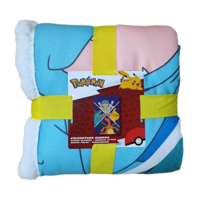 Couverture Sherpa - POKEMON - Evolutions Pokemon Let's Go - 100 x 150