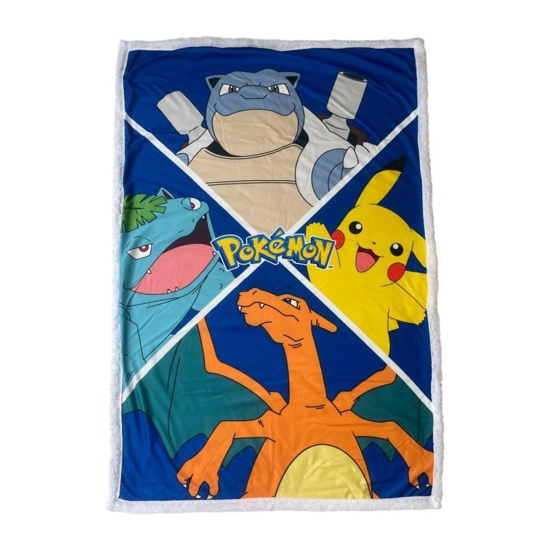 Couverture Sherpa - POKEMON - Evolutions Pokemon Let's Go - 100 x 150