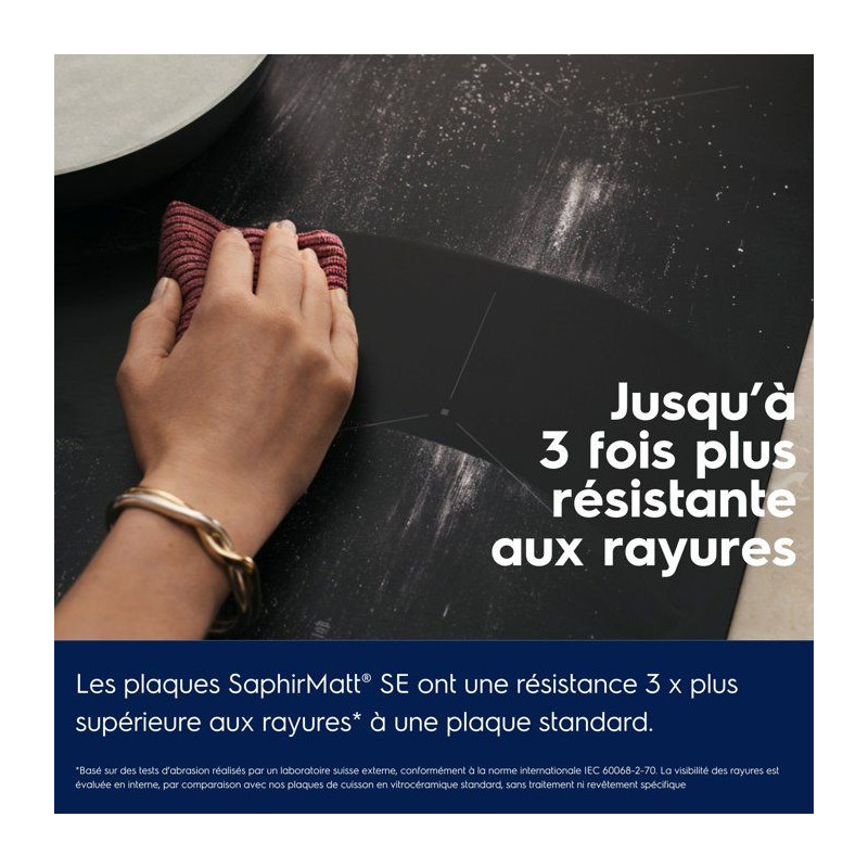 Plaque induction - ELECTROLUX - EIV73342IT - 3 foyers - 70 cm - Saphir