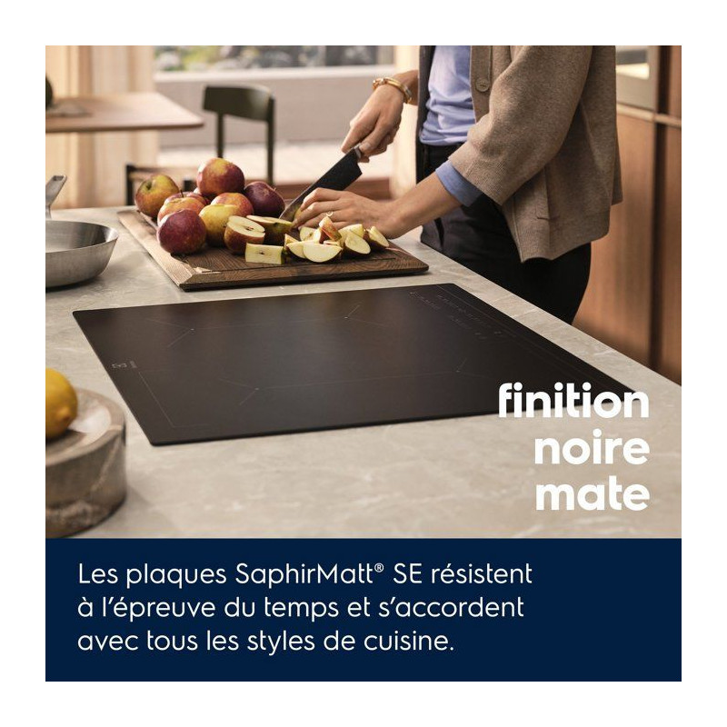 Plaque induction - ELECTROLUX - EIV73342IT - 3 foyers - 70 cm - Saphir