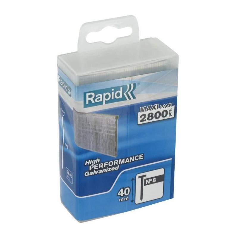 RAPID 2800 tips n ° 8 Rapid Agraf 40mm