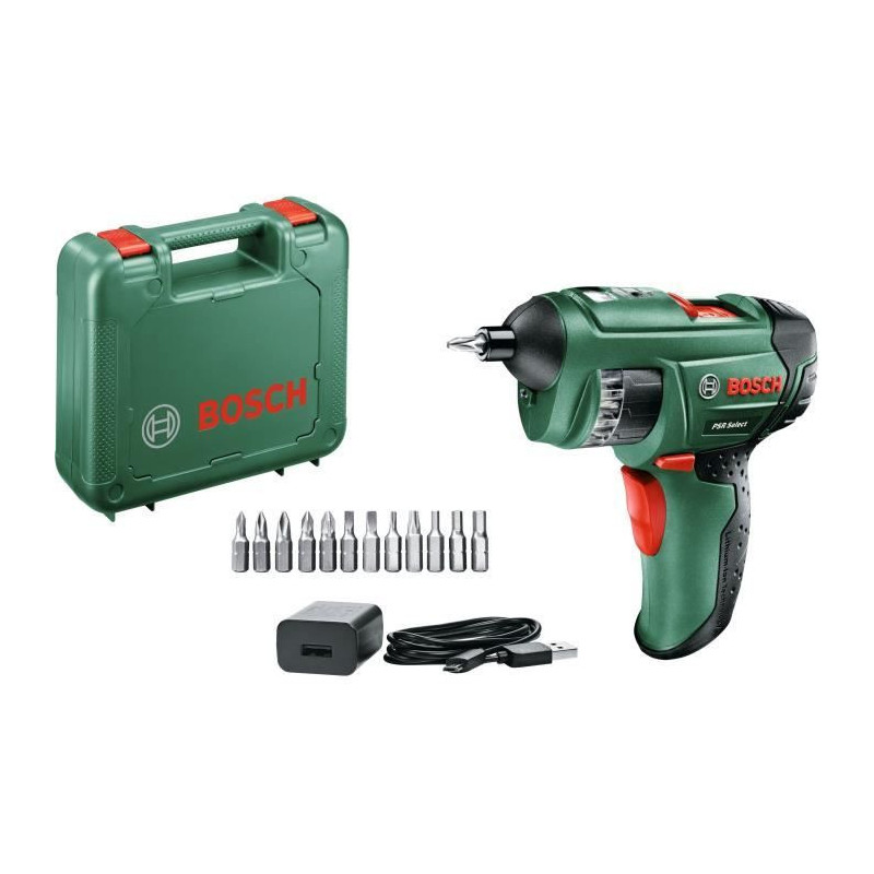 Bosch cordless screwdriver - PSR Select (Built-in 3.6V - 1.5Ah battery