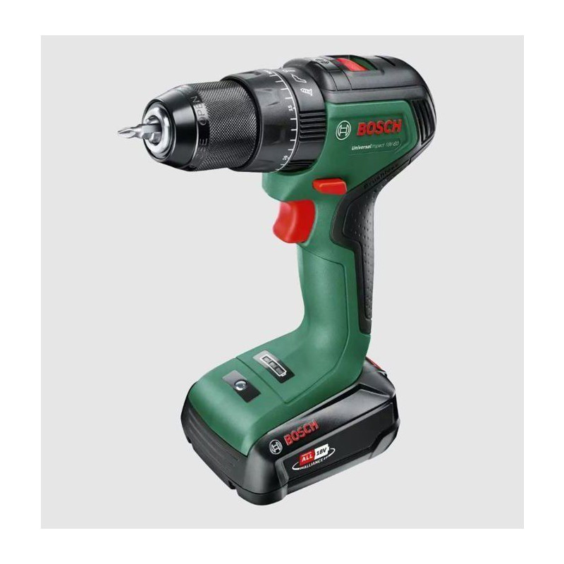 Bosch UniversalImpact 18V60 drill driver (+1x2.0Ah battery) + AL 18V-2
