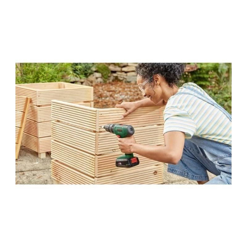Bosch EasyImpact 18V40 impact drill driver + (2x2.0Ah battery) + AL18V