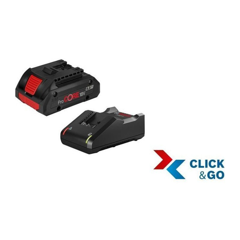 Bosch Professional ProCORE 18V 4.0Ah battery set + GAL 18V-40 charger